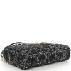 DIOR Tweed Cannage Lady D-Joy Black White