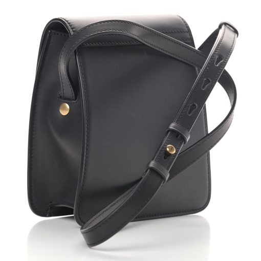 YSL Smooth Calfskin North South Kaia Satchel Black