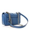 Calfskin Matelasse Aria Mini GG Marmont Shoulder Bag Clear Blue