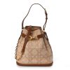 Dior Raffia Calfskin Cannage C'est Bucket Bag Natural