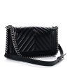 Chanel Calfskin Chevron Quilted Medium