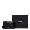 Chanel Calfskin Chevron Quilted Medium Boy