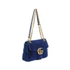 Velvet Matelasse GG Marmont Medium Shoulder Bag