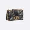 Dior Montaigne Chain Bag Blue Dior Oblique Jacquard