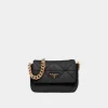 Prada System Triangle Quilted Napa Mini Shoulder Bag