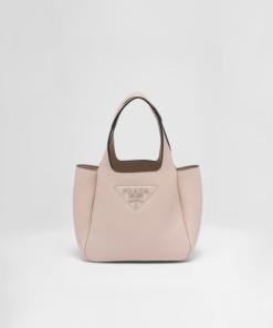 Prada logo-plaque tote Water Lily bag