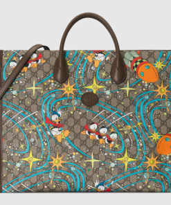 DISNEY X GUCCI DONALD DUCK MEDIUM TOTE BAG