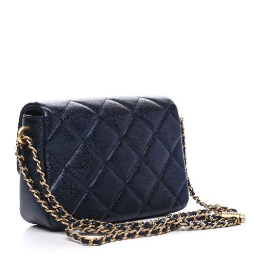 Chanel Iridescent Caviar Quilted Mini My Perfect Flap