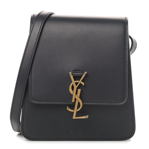 YSL Smooth Calfskin North South Kaia Satchel Black