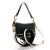 DIOR Oblique Vibe Bag With Strap Black White