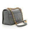 DIOR Calfskin Cannage Medium Caro Bag Grey