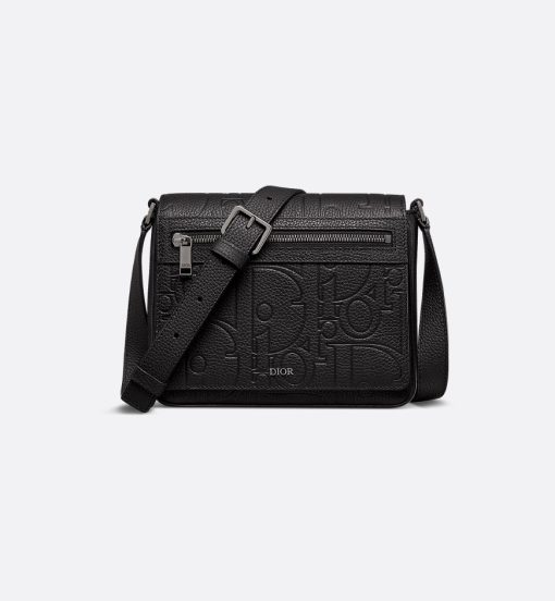 Dior Messenger Bag with Flap Black Gravity