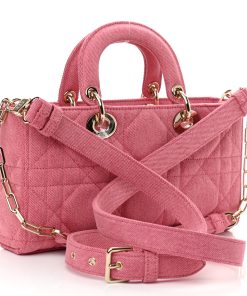 DIOR Denim Macrocannage Lady D-Joy Pink