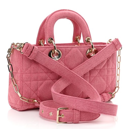 DIOR Denim Macrocannage Lady D-Joy Pink