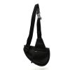 DIOR Alex Foxton Logo Saddle Bag Black