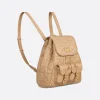 Dior Medium Caro Backpack Biscuit