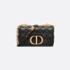 Dior Small Caro Supple Cannage Black Bag