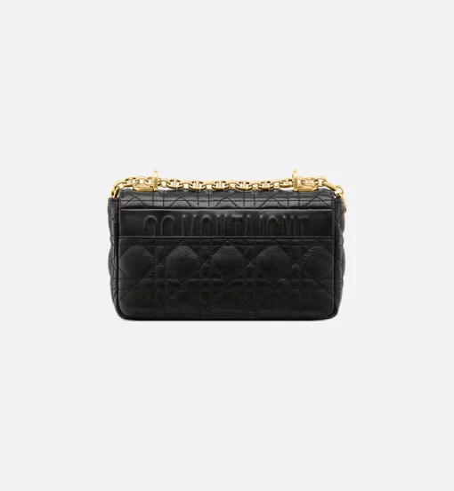 Dior Small Caro Supple Cannage Black Bag