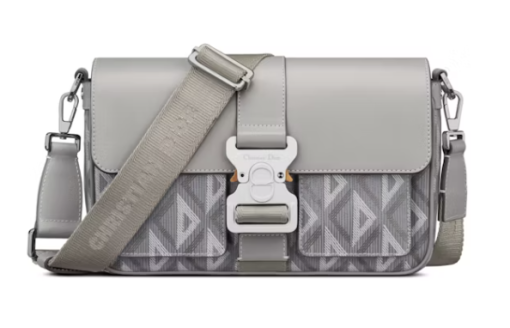 Dior Hit The Road Diamond CD Grey Bag